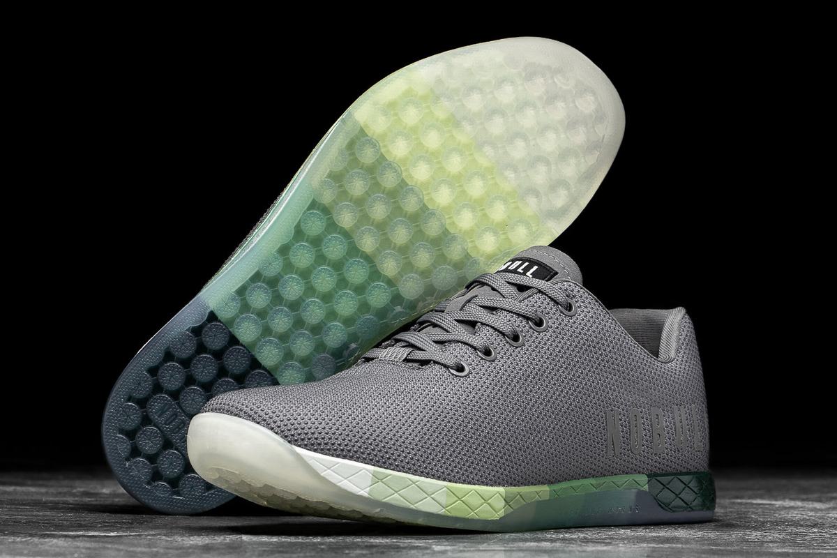 Nobull Superfabric Trainer Fitness Schoenen Heren Donkergrijs | 753982-VMC