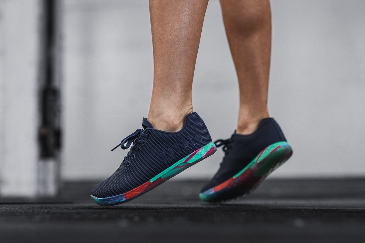 Nobull Superfabric Trainer Fitness Schoenen Dames Donkerblauw | 759831-KUB