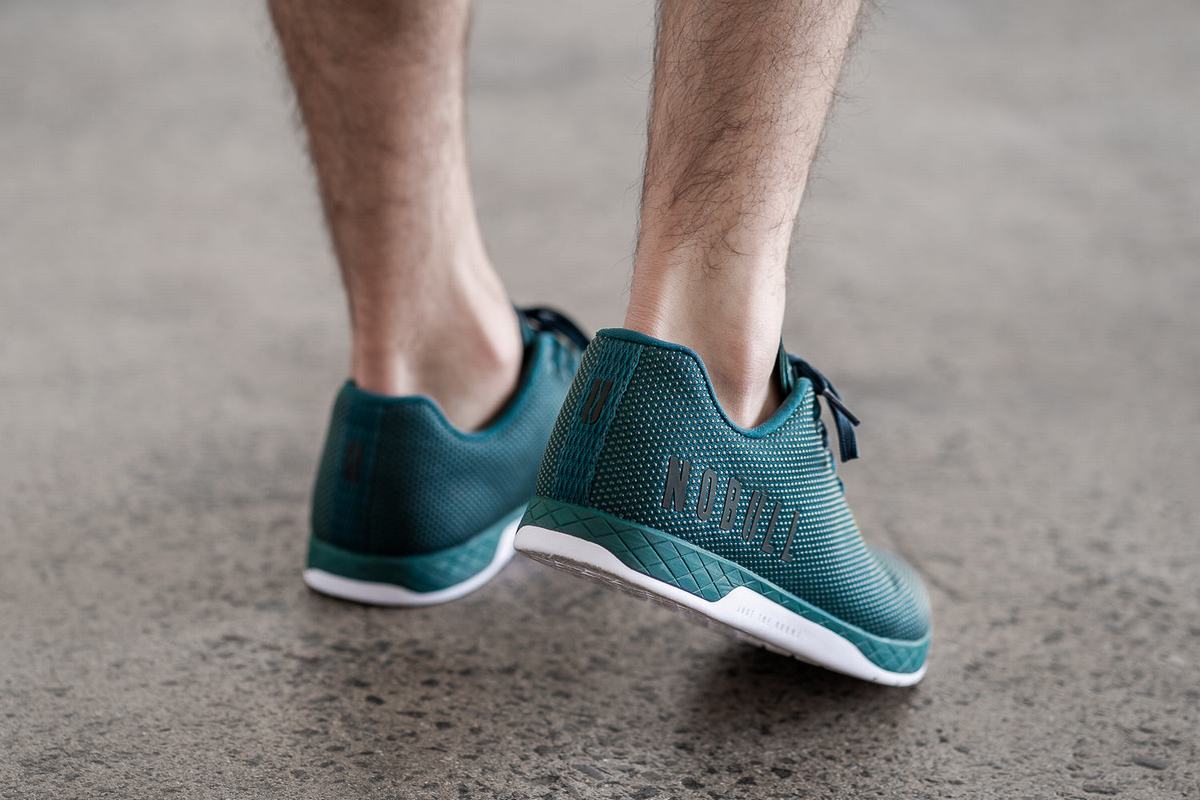 Nobull Superfabric Trainer Fitness Schoenen Heren Diepturquoise | 764315-PXL