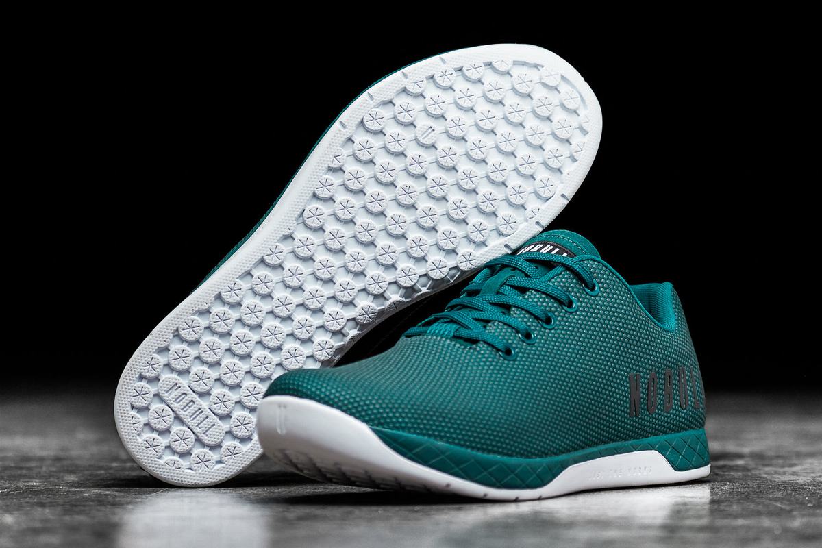 Nobull Superfabric Trainer Fitness Schoenen Heren Diepturquoise | 764315-PXL