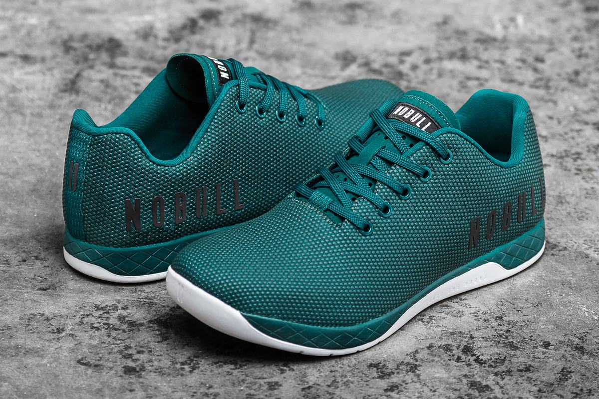 Nobull Superfabric Trainer Fitness Schoenen Heren Diepturquoise | 764315-PXL
