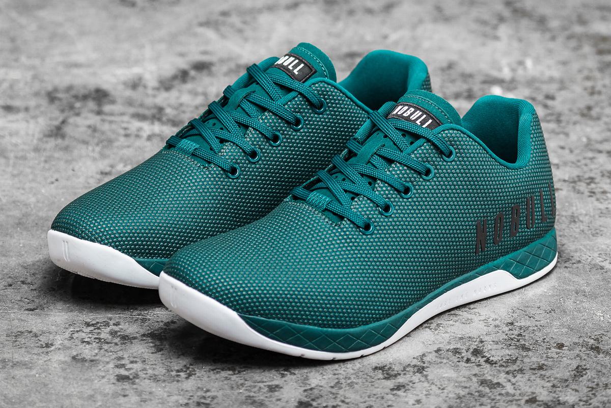 Nobull Superfabric Trainer Fitness Schoenen Heren Diepturquoise | 764315-PXL
