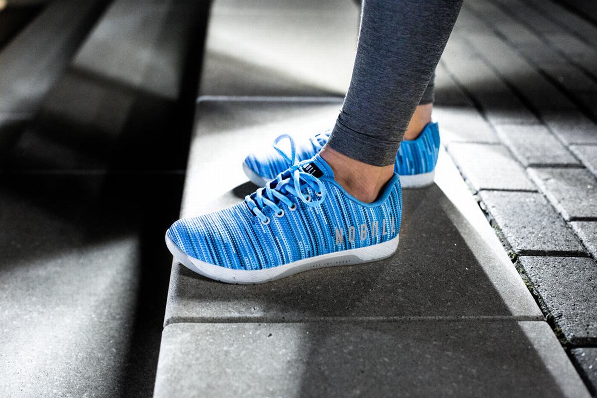Nobull Superfabric Trainer Fitness Schoenen Dames Blauw | 790321-SRP