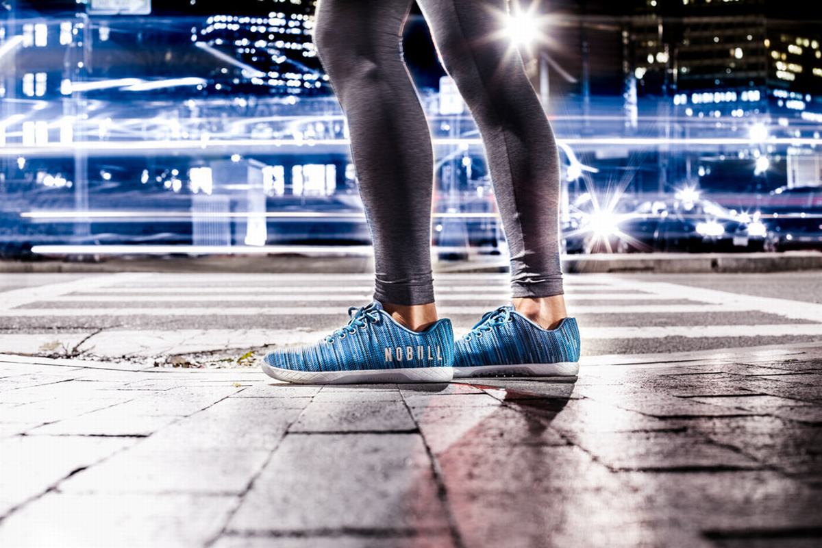 Nobull Superfabric Trainer Fitness Schoenen Dames Blauw | 790321-SRP