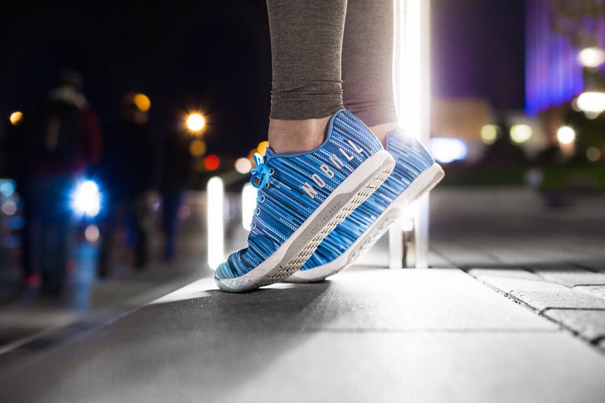 Nobull Superfabric Trainer Fitness Schoenen Dames Blauw | 790321-SRP
