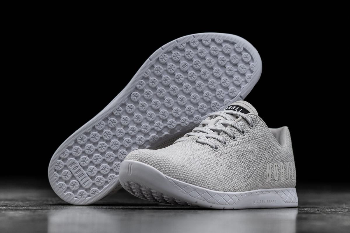 Nobull Superfabric Trainer Fitness Schoenen Heren Grijs | 816903-NXC
