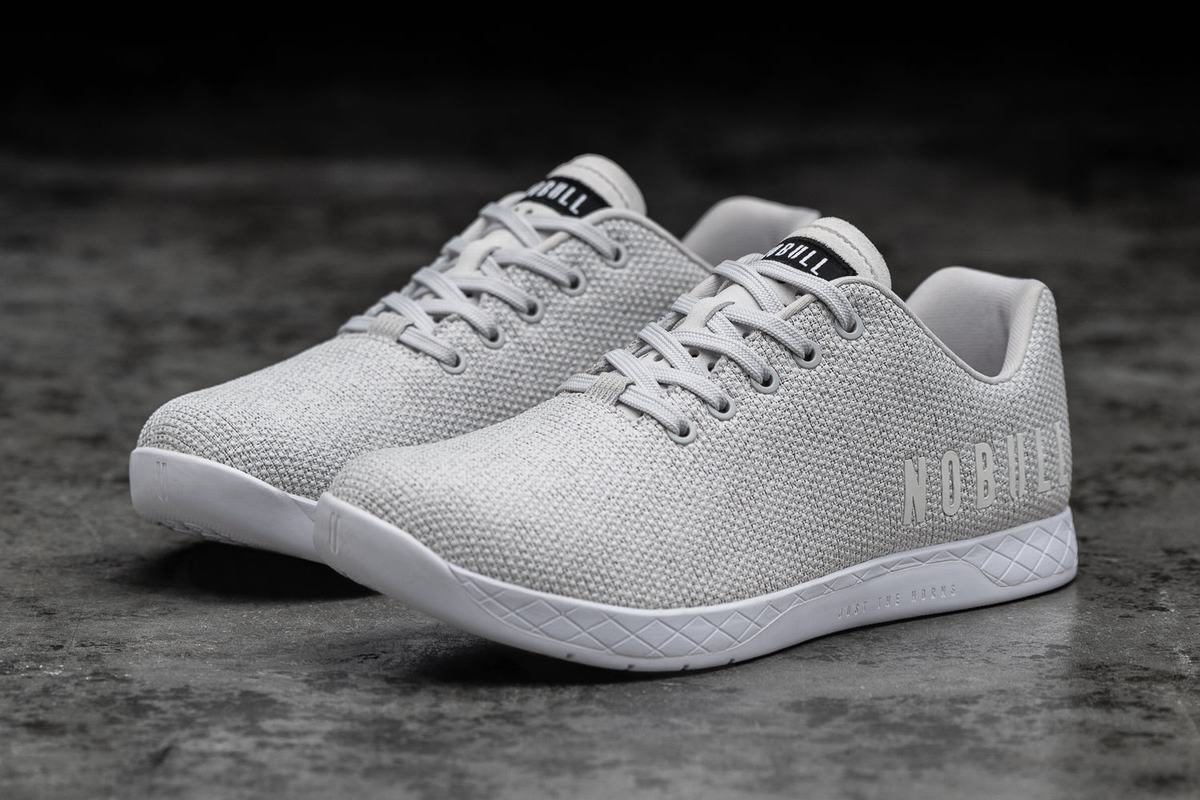 Nobull Superfabric Trainer Fitness Schoenen Heren Grijs | 816903-NXC