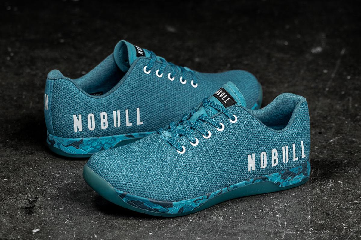 Nobull Superfabric Trainer Fitness Schoenen Heren Blauw | 817962-VOL