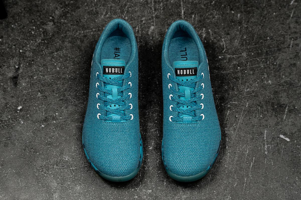 Nobull Superfabric Trainer Fitness Schoenen Heren Blauw | 817962-VOL
