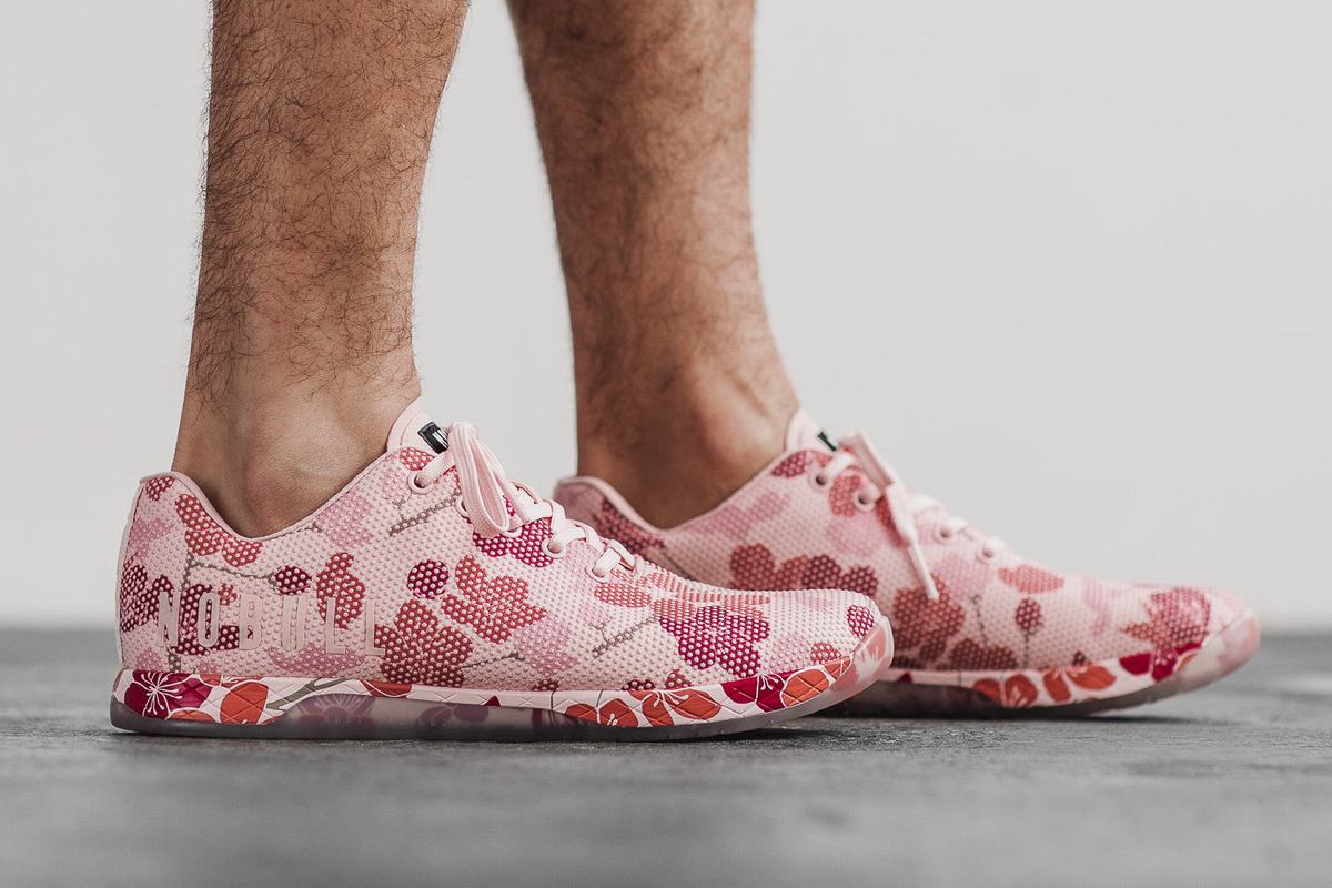 Nobull Superfabric Trainer Fitness Schoenen Heren Roze | 820473-YDW