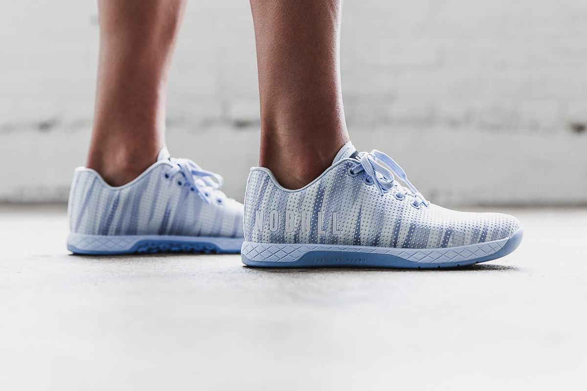 Nobull Superfabric Trainer Fitness Schoenen Dames Blauw | 829410-PYH