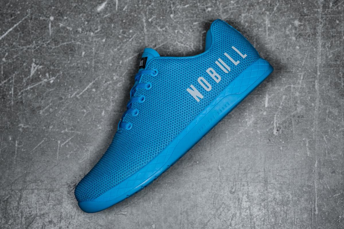 Nobull Superfabric Trainer Fitness Schoenen Heren Lichtblauw | 845079-NSK