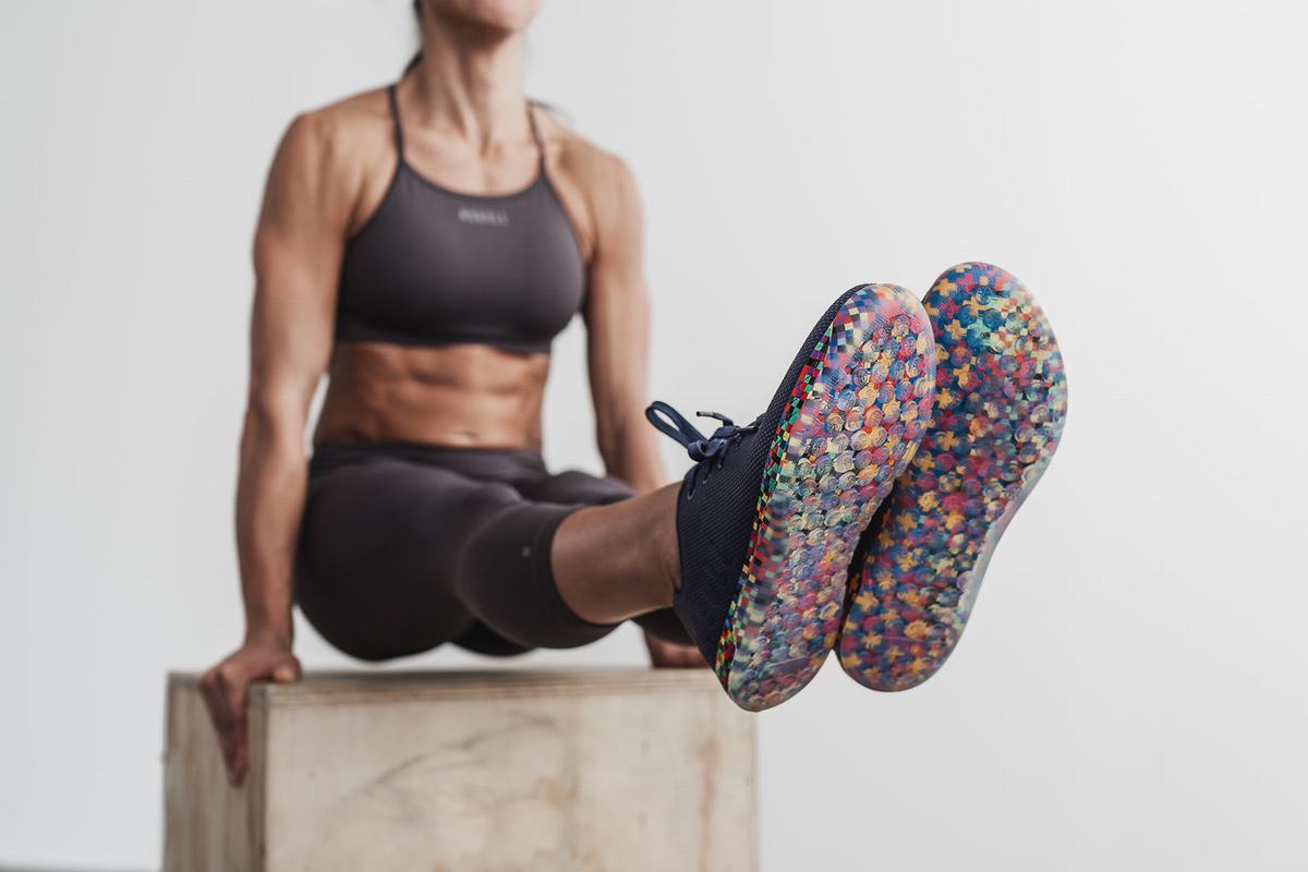 Nobull Superfabric Trainer Fitness Schoenen Dames Donkerblauw | 847092-DXA