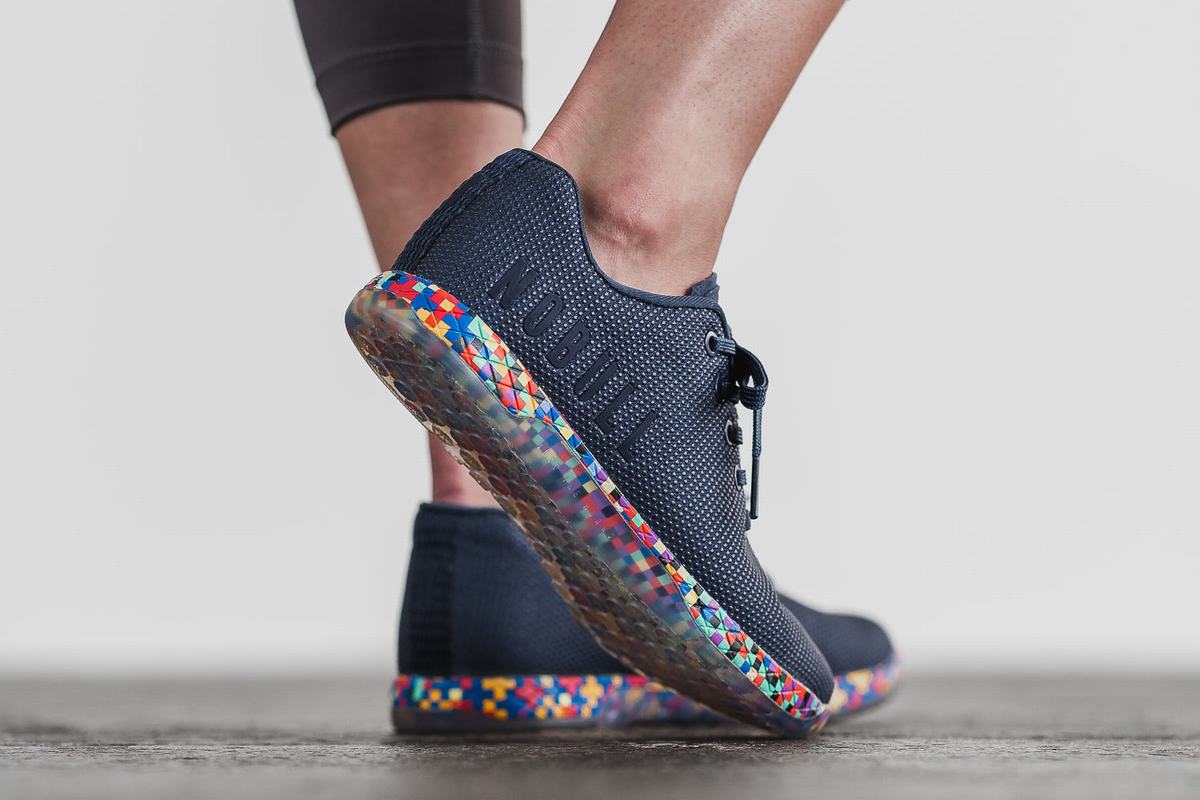 Nobull Superfabric Trainer Fitness Schoenen Dames Donkerblauw | 847092-DXA