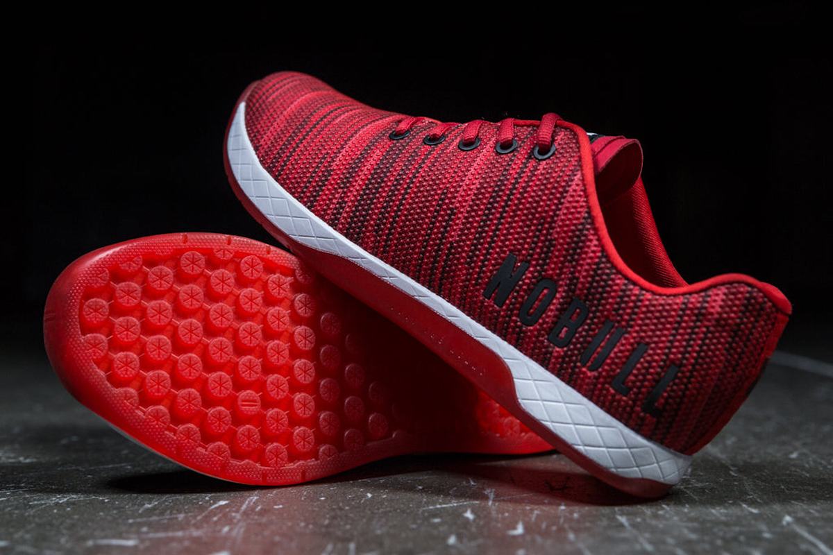 Nobull Superfabric Trainer Fitness Schoenen Heren Rood | 851472-XJB