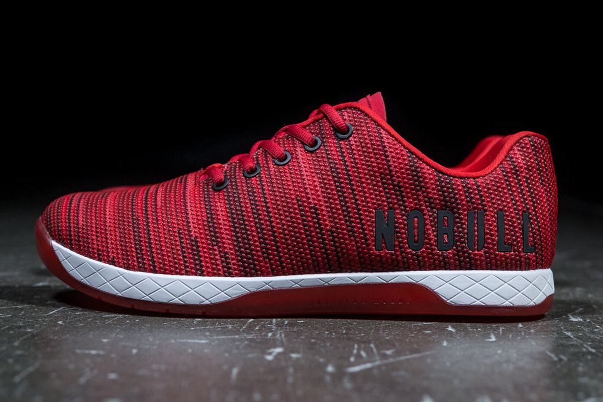 Nobull Superfabric Trainer Fitness Schoenen Heren Rood | 851472-XJB