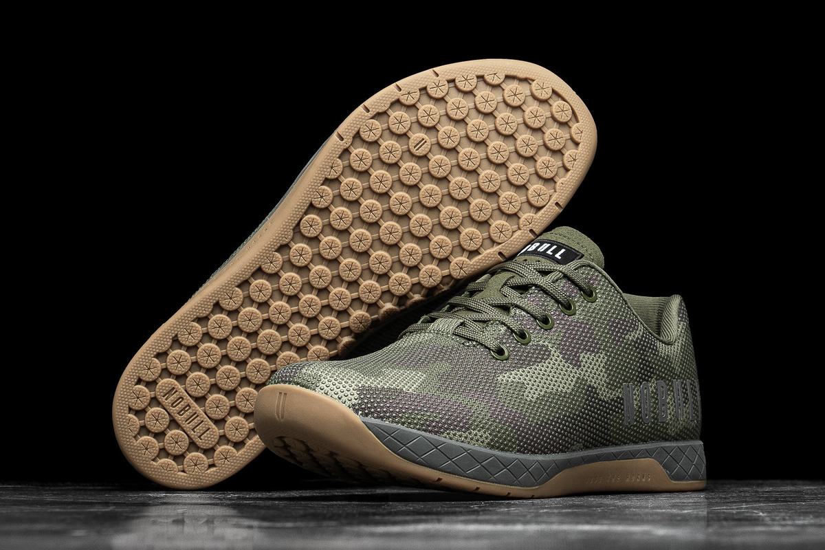 Nobull Superfabric Trainer Fitness Schoenen Dames Camo | 854726-CRP