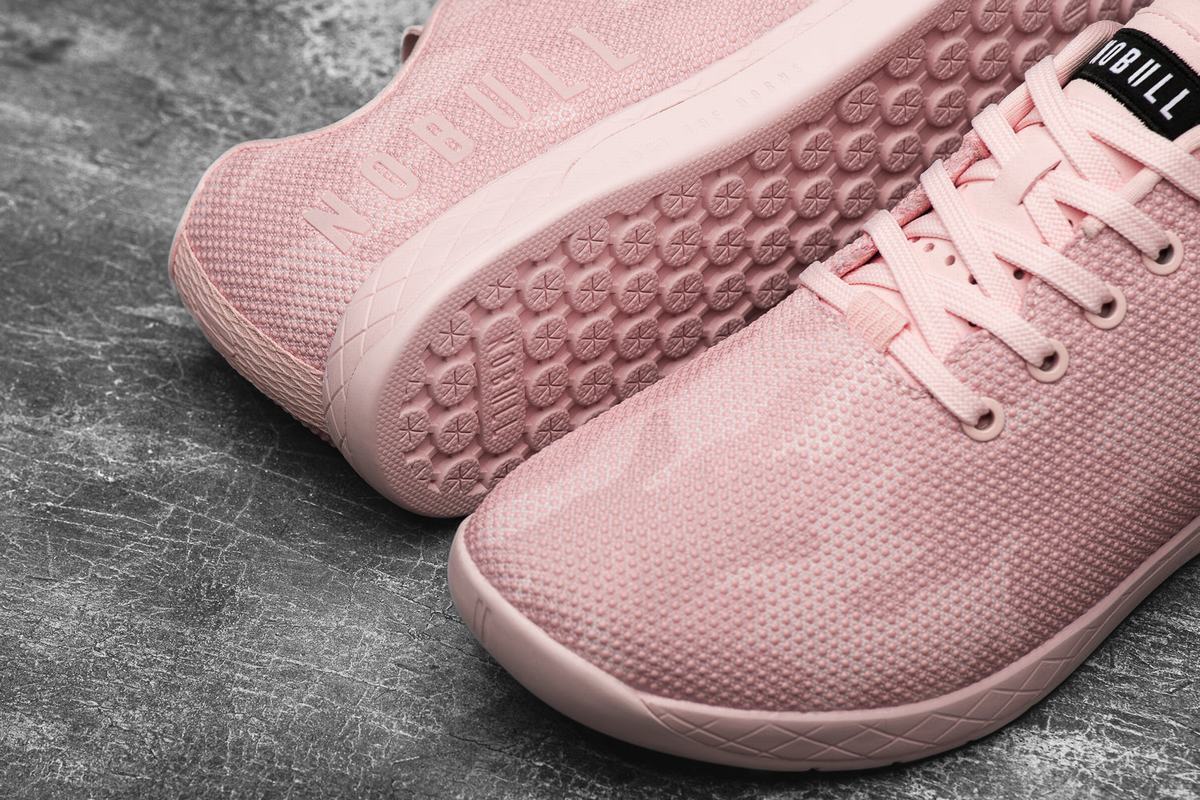 Nobull Superfabric Trainer Fitness Schoenen Heren Roze Camo | 904536-GKJ