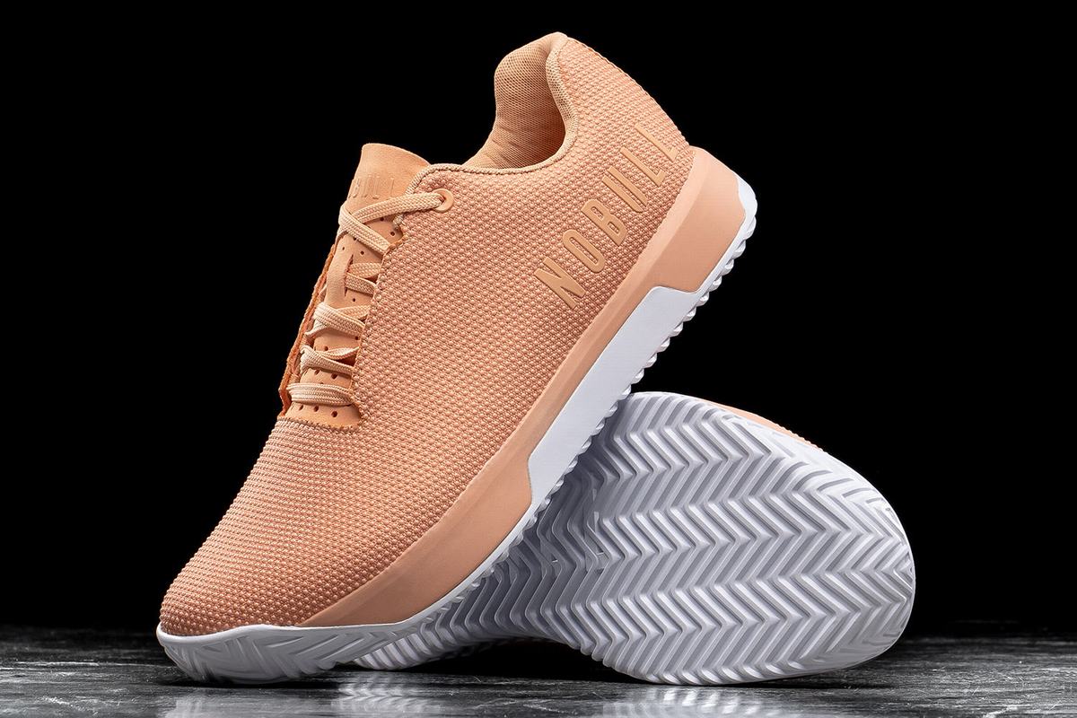 Nobull Superfabric Trainer Fitness Schoenen Heren Abrikoos | 967148-NYX