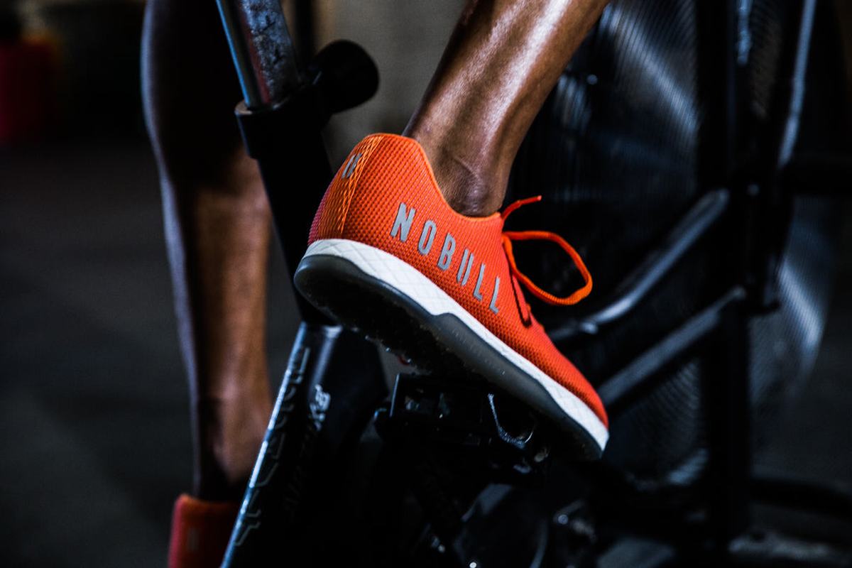 Nobull Superfabric Trainer Fitness Schoenen Heren Lichtoranje | 975463-NDU