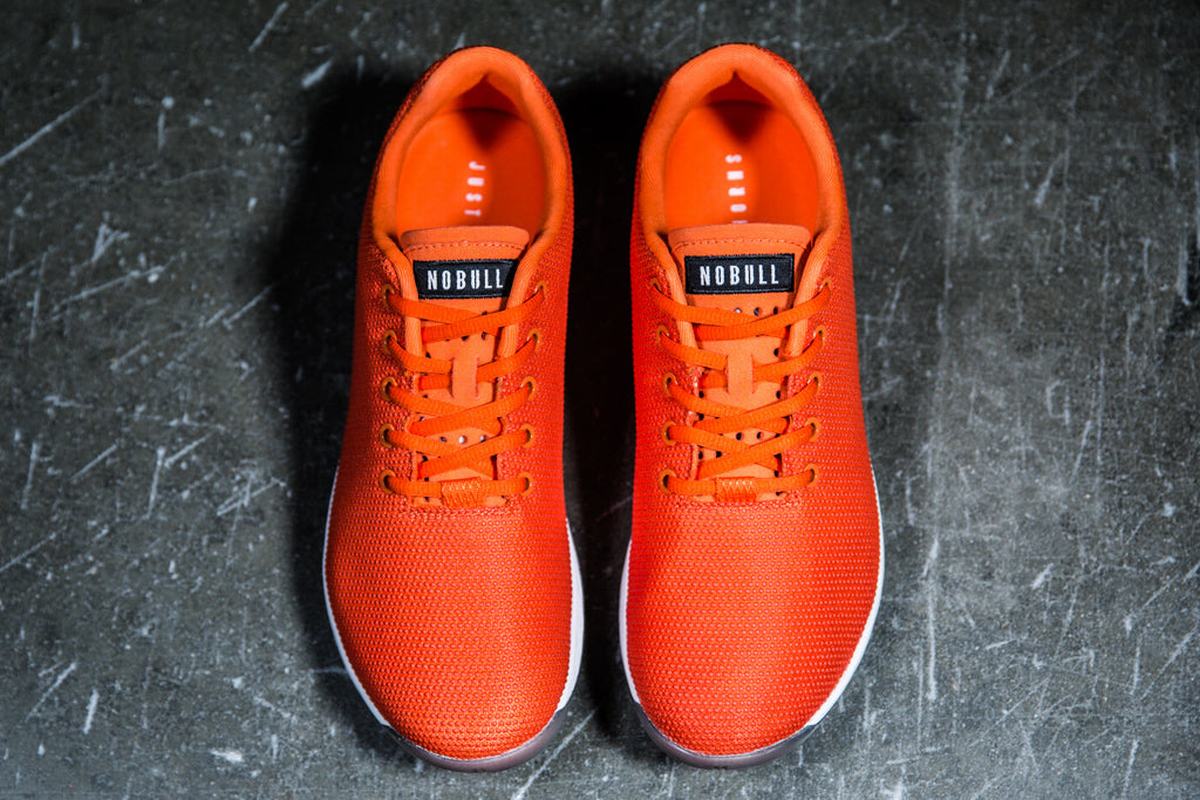 Nobull Superfabric Trainer Fitness Schoenen Heren Lichtoranje | 975463-NDU