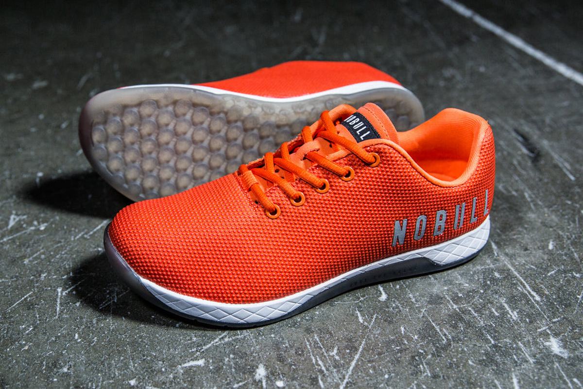 Nobull Superfabric Trainer Fitness Schoenen Heren Lichtoranje | 975463-NDU