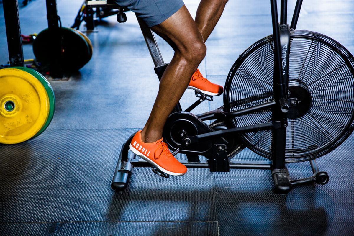 Nobull Superfabric Trainer Fitness Schoenen Heren Lichtoranje | 975463-NDU