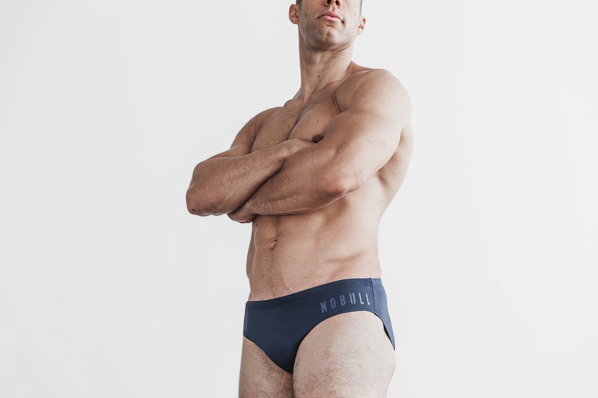 Nobull Swim Brief Zwemmen Heren Donkerblauw | 063579-SFQ