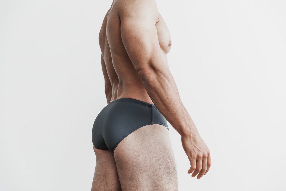 Nobull Swim Brief Zwemmen Heren Donkergrijs | 927405-NRW