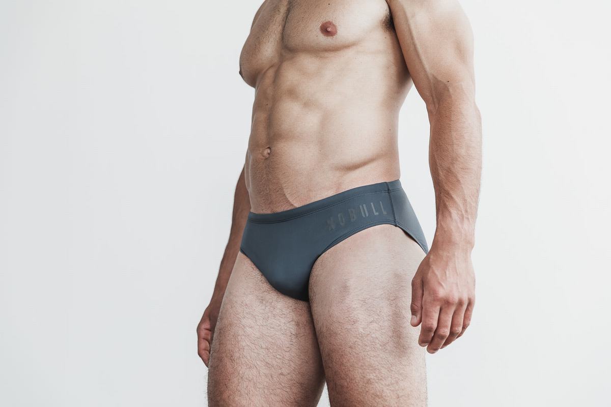 Nobull Swim Brief Zwemmen Heren Donkergrijs | 927405-NRW