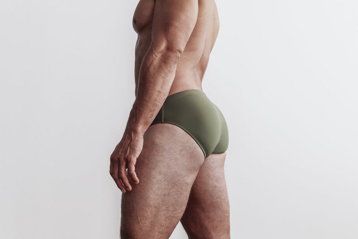 Nobull Swim Brief Zwemmen Heren Groen | 025364-MOR
