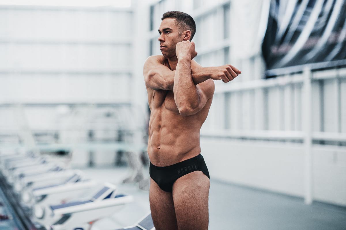 Nobull Swim Brief Zwemmen Heren Zwart | 375641-IDW