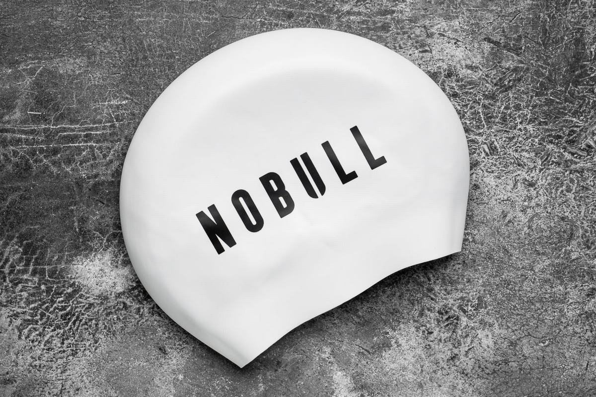 Nobull Swim Cap Dames Wit | 146582-DXO