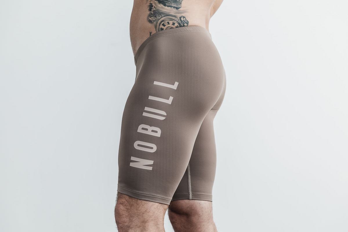 Nobull Swim Jammer Zwemmen Heren Bruin | 564329-WLP