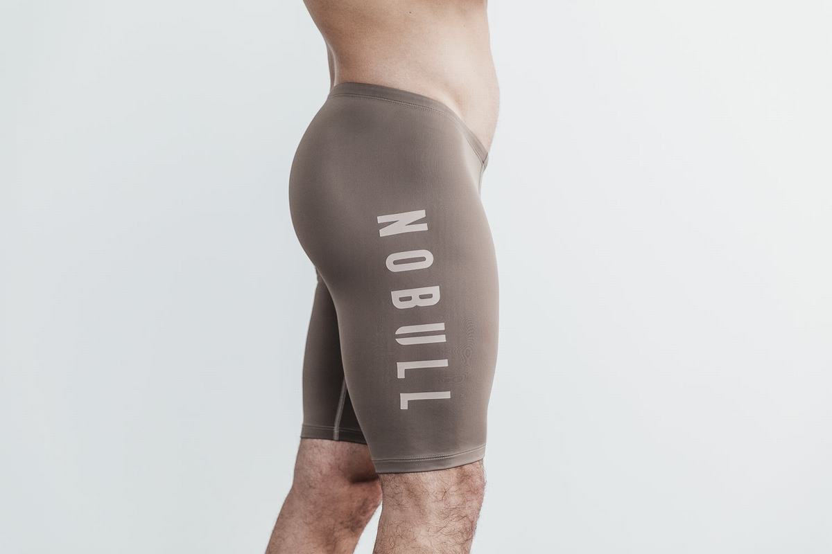 Nobull Swim Jammer Zwemmen Heren Bruin | 564329-WLP