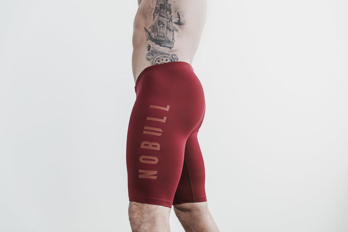 Nobull Swim Jammer Zwemmen Heren Rood | 603978-VJO