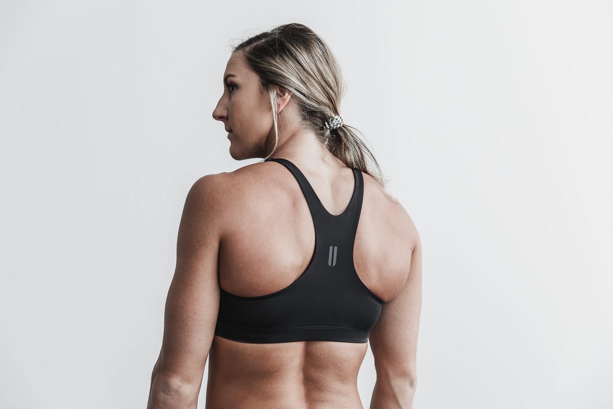 Nobull Swim Top Dames Zwart | 075984-DUF