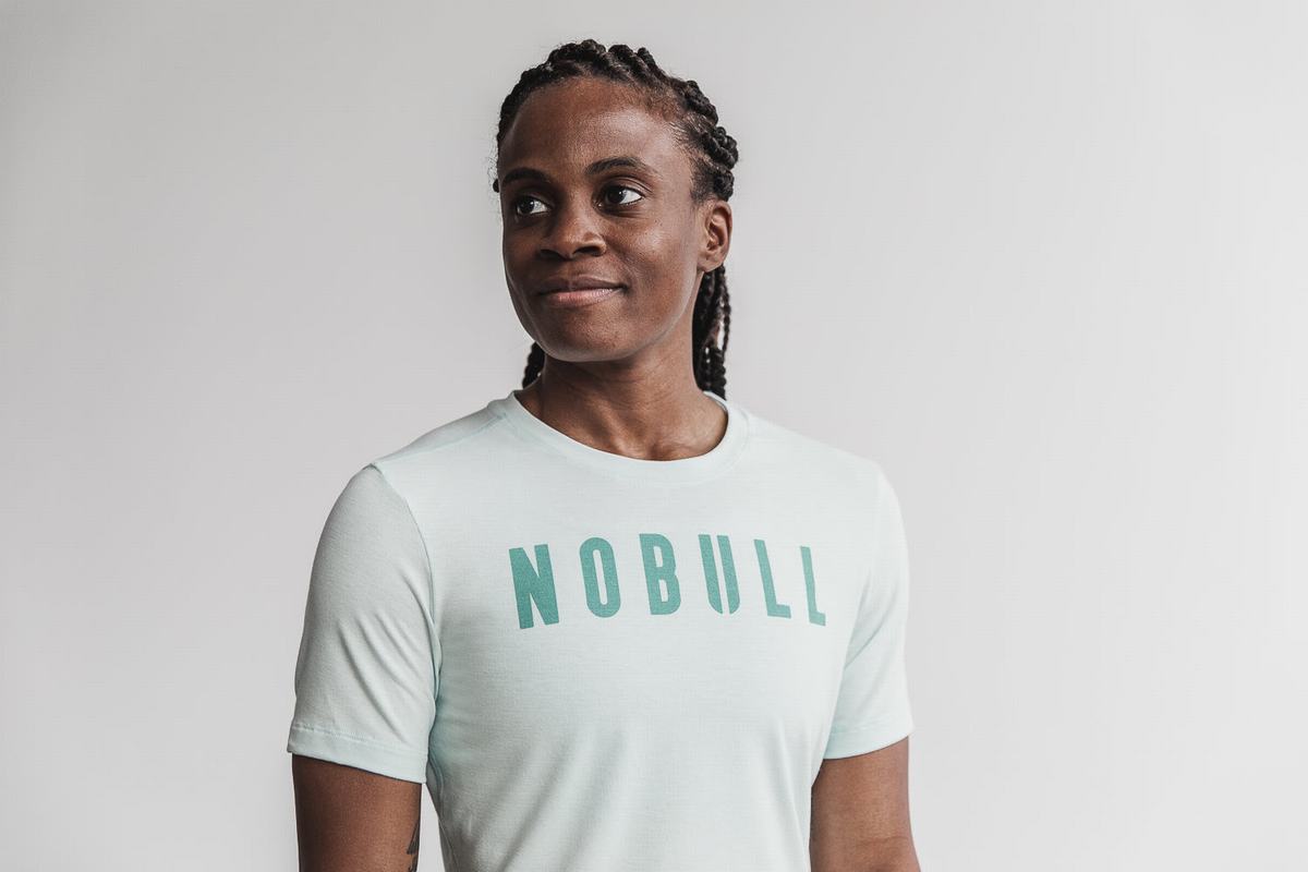 Nobull T-shirts Dames Groen | 589417-LRT