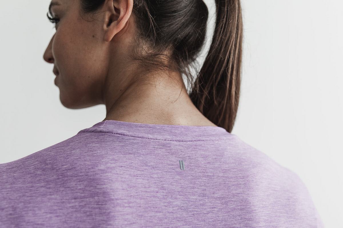 Nobull T-shirts Dames Paars | 143025-NAS