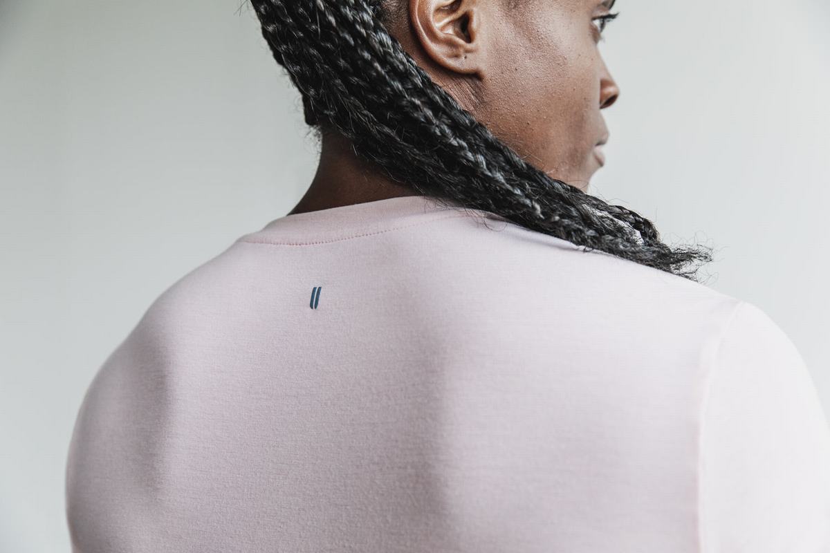 Nobull T-shirts Dames Roze | 872451-TXH