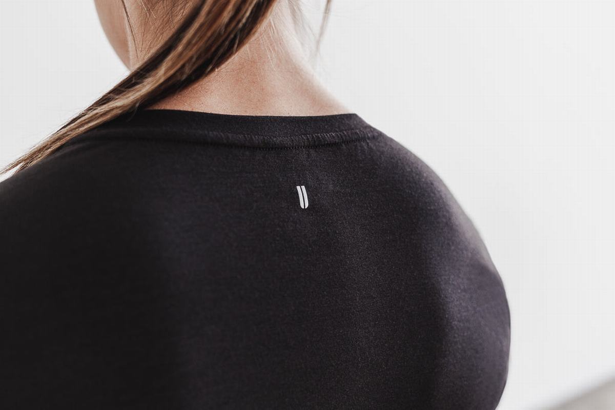 Nobull T-shirts Dames Zwart | 908321-ZQL