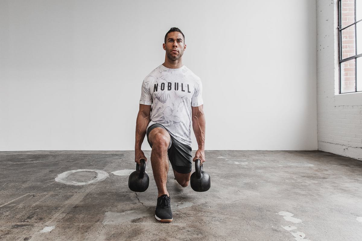Nobull T-shirts Heren Grijs | 234601-PLI