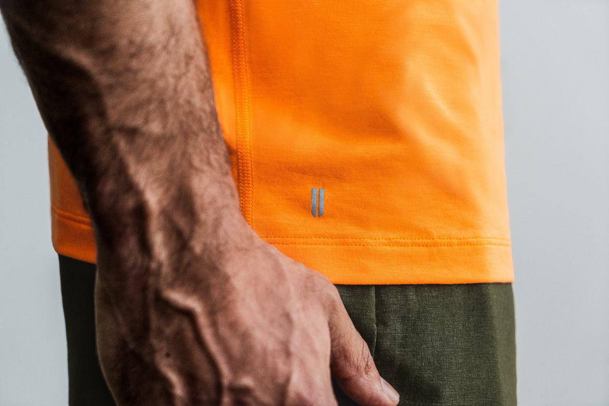Nobull T-shirts Heren Oranje | 510927-XFR