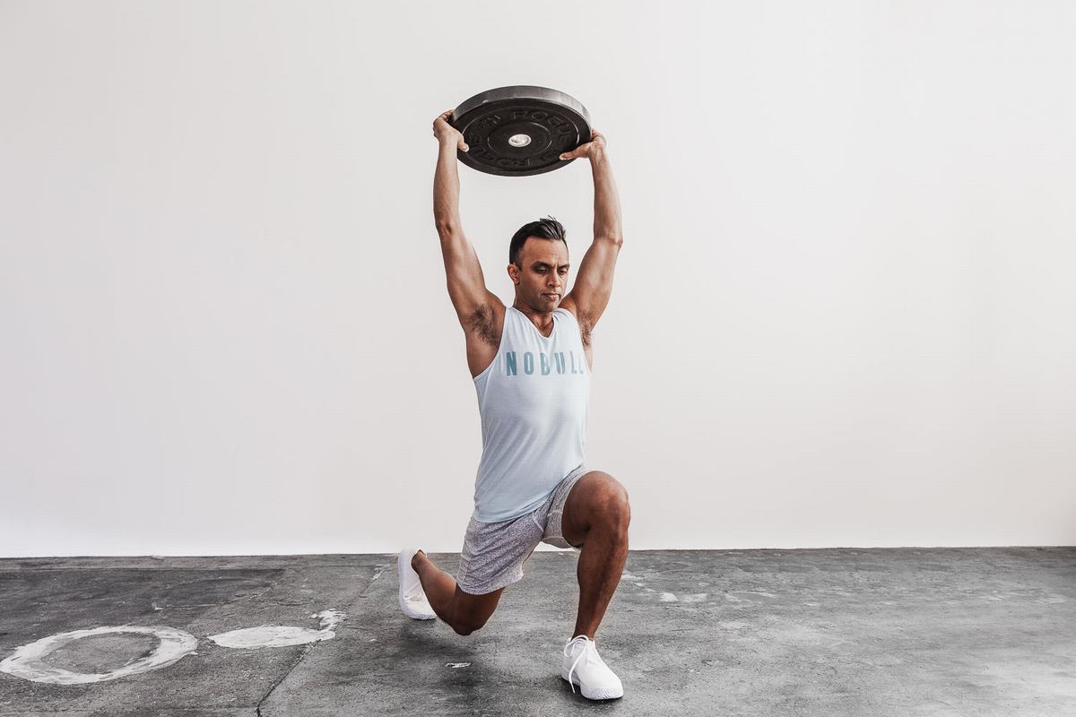 Nobull Tank Tanktop Heren Blauw | 750162-XIW