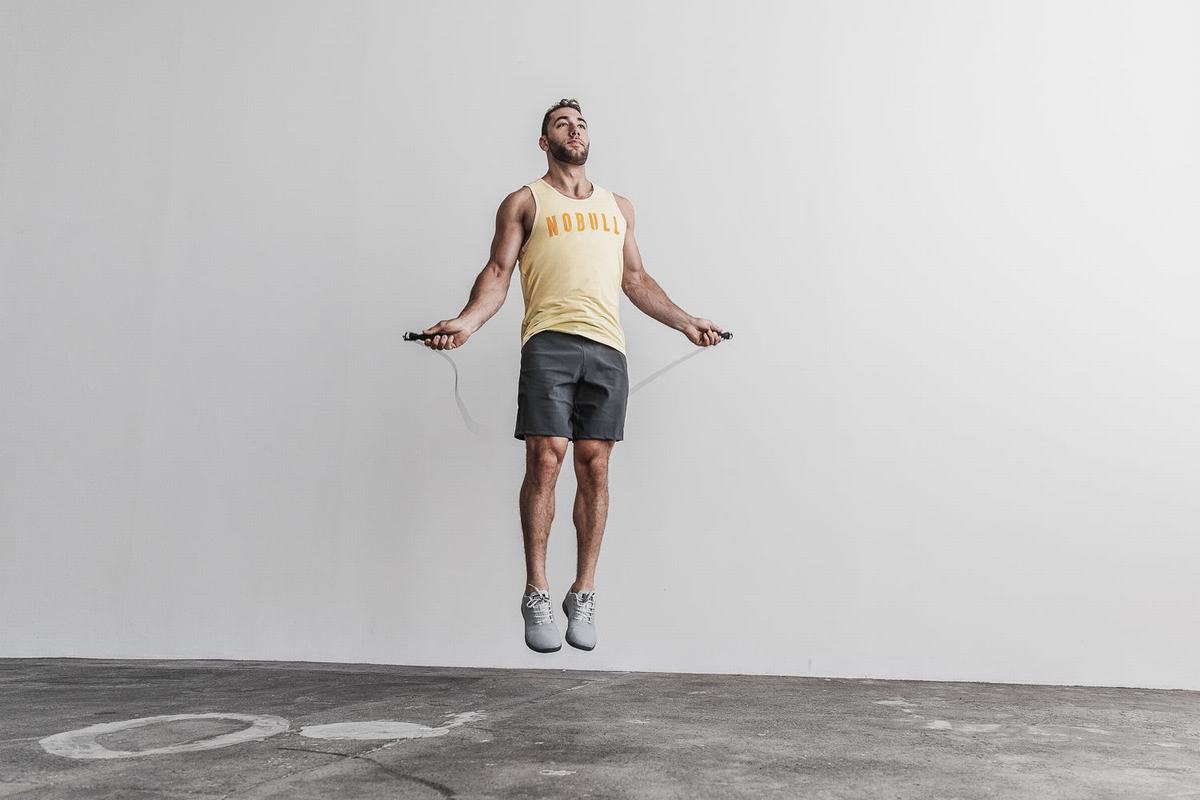 Nobull Tank Tanktop Heren Geel | 973516-TCK