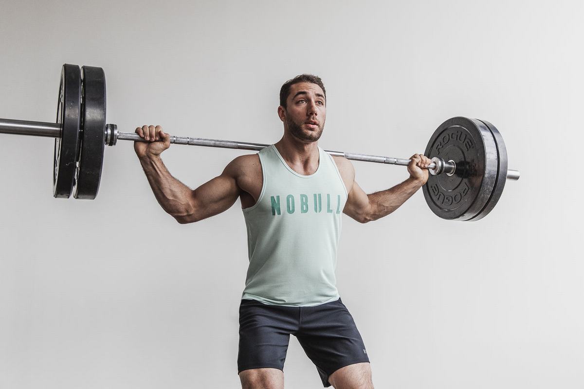 Nobull Tank Tanktop Heren Groen | 138509-BOA