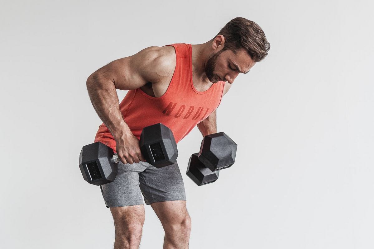 Nobull Tank Tanktop Heren Rood | 042658-BZI