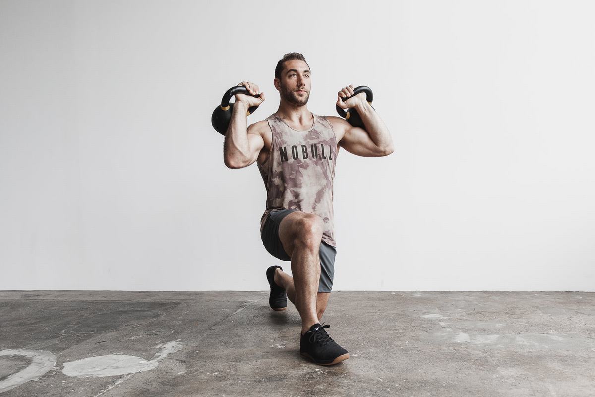 Nobull Tank Tie-Dye Tanktop Heren Bruin | 305741-MIO