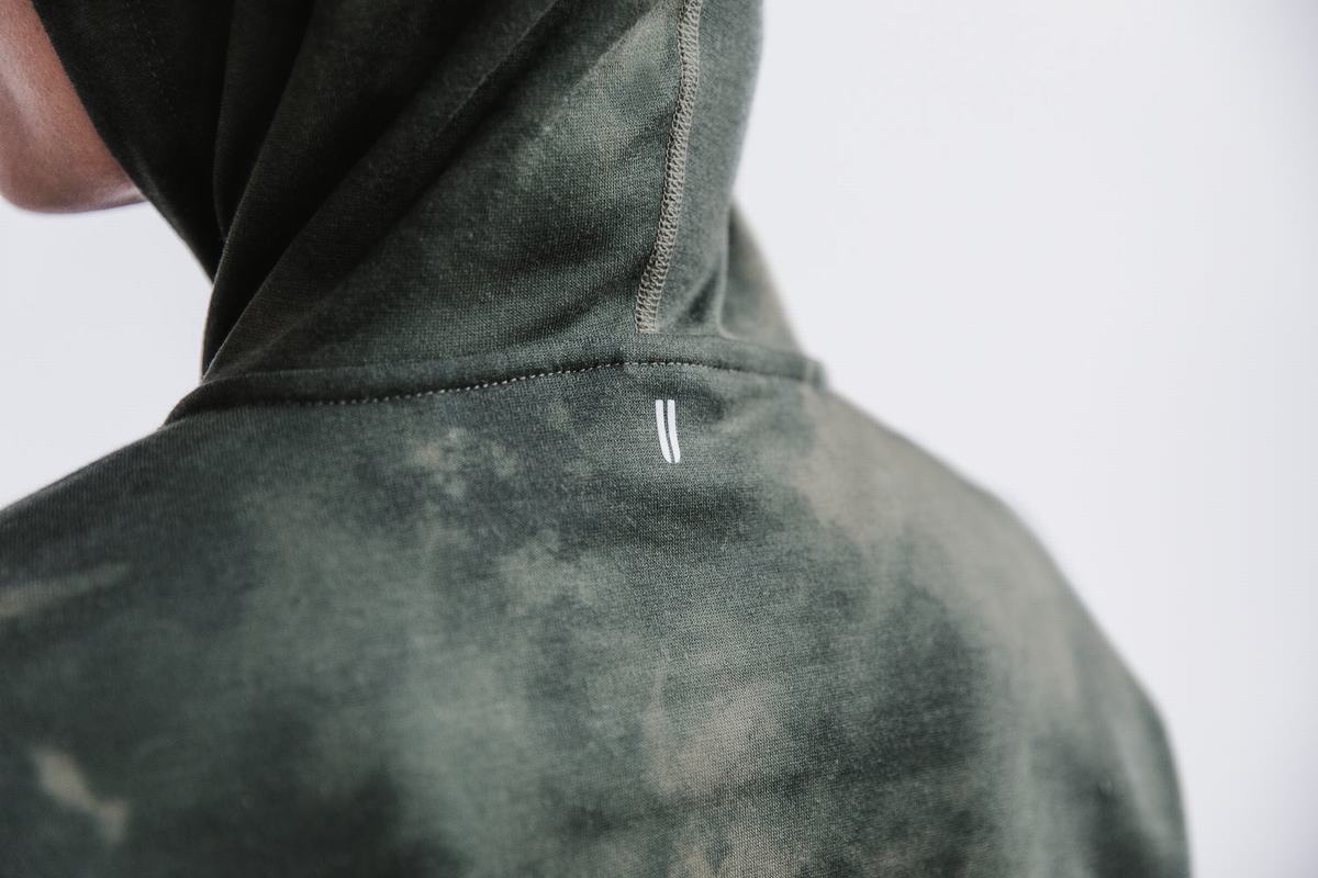 Nobull Tie-Dye Hoodie Dames Groen | 139604-REY