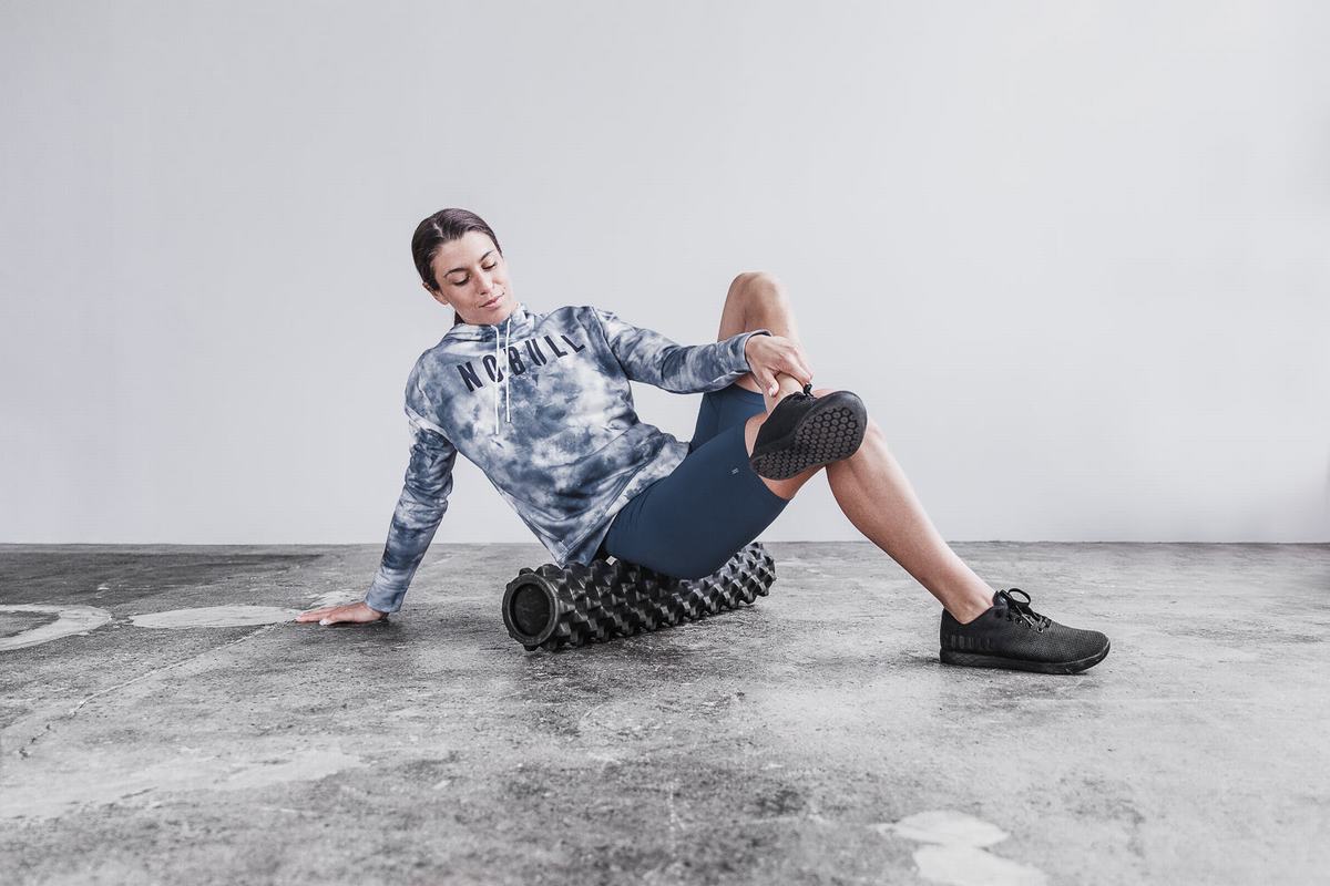 Nobull Tie-Dye Hoodie Dames Groen | 139604-REY